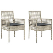 Sedia da Giardino 2 pz | Sedie da Esterno Grigio chiaro 55 x 53 x 85 cm