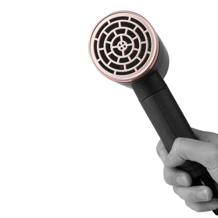 SOGO Phon da Viaggio 1200W – Pieghevole, 2 Velocità, Motore DC, Concentratore, Spegnimento Automatico