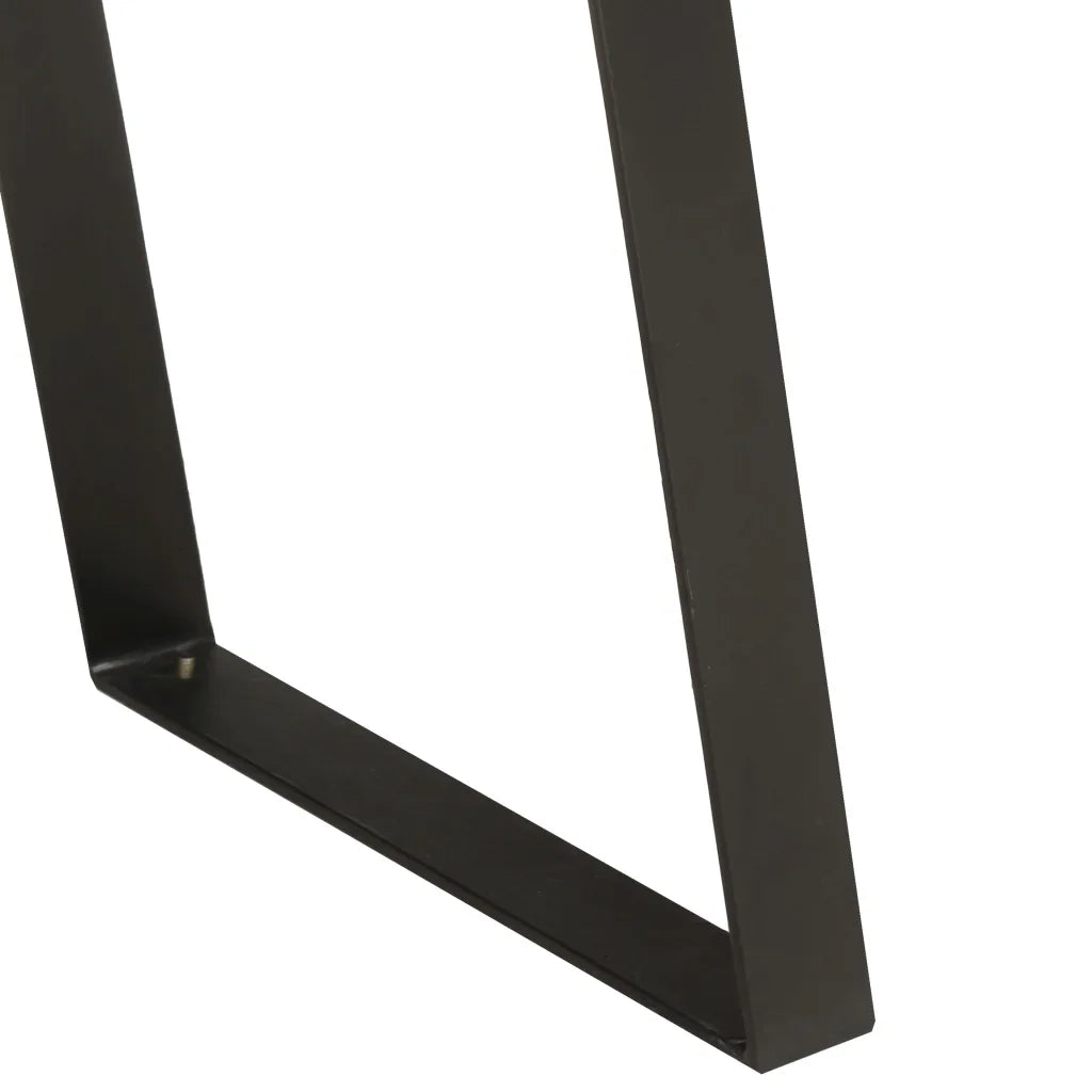 Tavolo Consolle | Tavolo d'Ingresso 100x35x76cm in Massello d'Acacia con Bordi Vivi