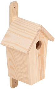 Casa per uccelli di legno - Protezione per uccelli - 1 pezzo - 14 x 12 x 30,5 cm