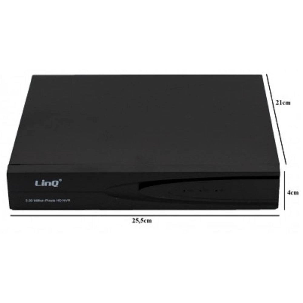 Trade Shop - Nvr 16ch Canali Rec&live Full Hd 1080p Wifi H.264 H.265 Switch Poe 5mpx Nvr1616 -