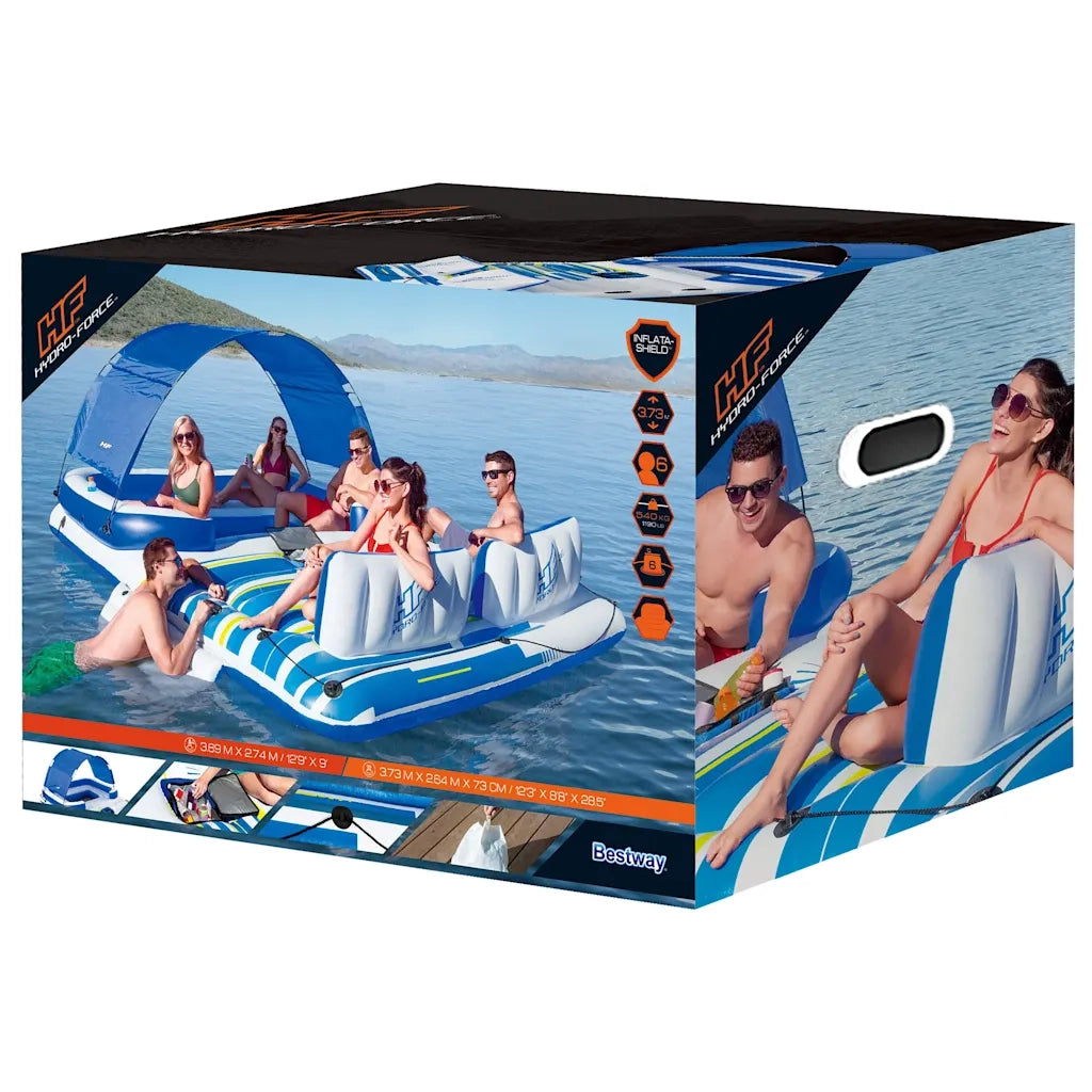 Bestway Isola Galleggiante Brezza Tropicale 389x274 cm 3202497