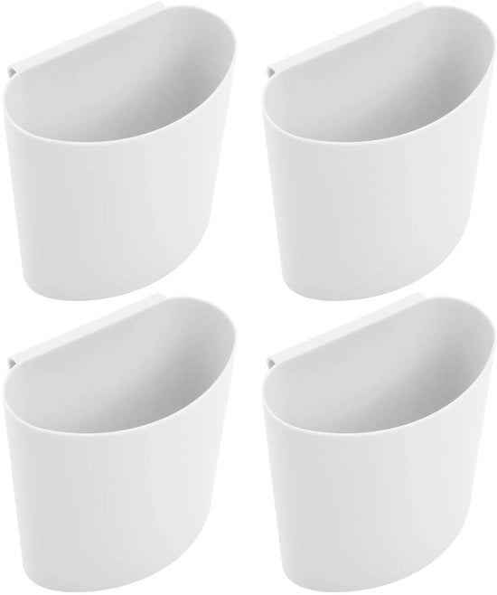 Organizzatore per oggetti vari - 4 contenitori - Organizzatore per oggetti - Contenitore di stoccaggio - Portapennare - Materiale: plastica - Dimensioni: 12 x 11,5 x 7 cm - Modello: Opbergmand