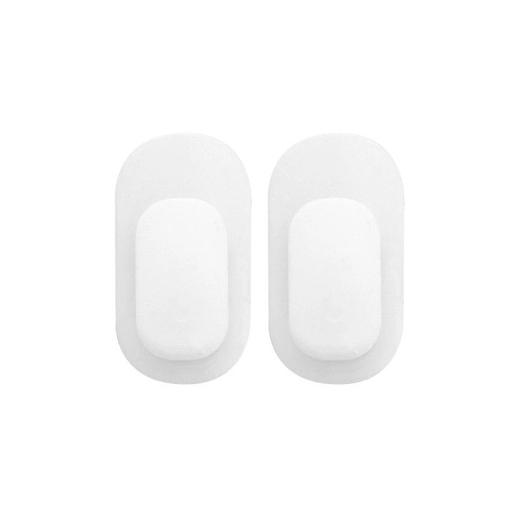 SET 2 GANCI IN PLASTICA 3X1,5XH5,5CM BIANCHI