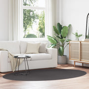 Tappeto "HUARTE" Antracite 160x230 cm Ovale