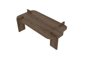 Tavolino in legno "Lovge" 120 x 60 x 35 cm - Noce