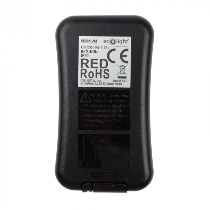 Telecomando RF touch dimmer per LED Mono nero Ecolight
