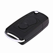 Sistema di Chiusura per Auto - Custodia Opaca - 2 Pulsanti - Adatto per Ssangyong Actyon/Kyron/Rexton - ABS Plastica/Metallo - Nero