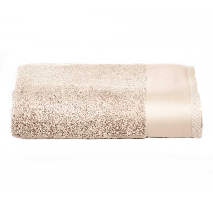 Telo Spugna Asciugamano 60x110 cm con Balza in Raso Garrini Hope Corda