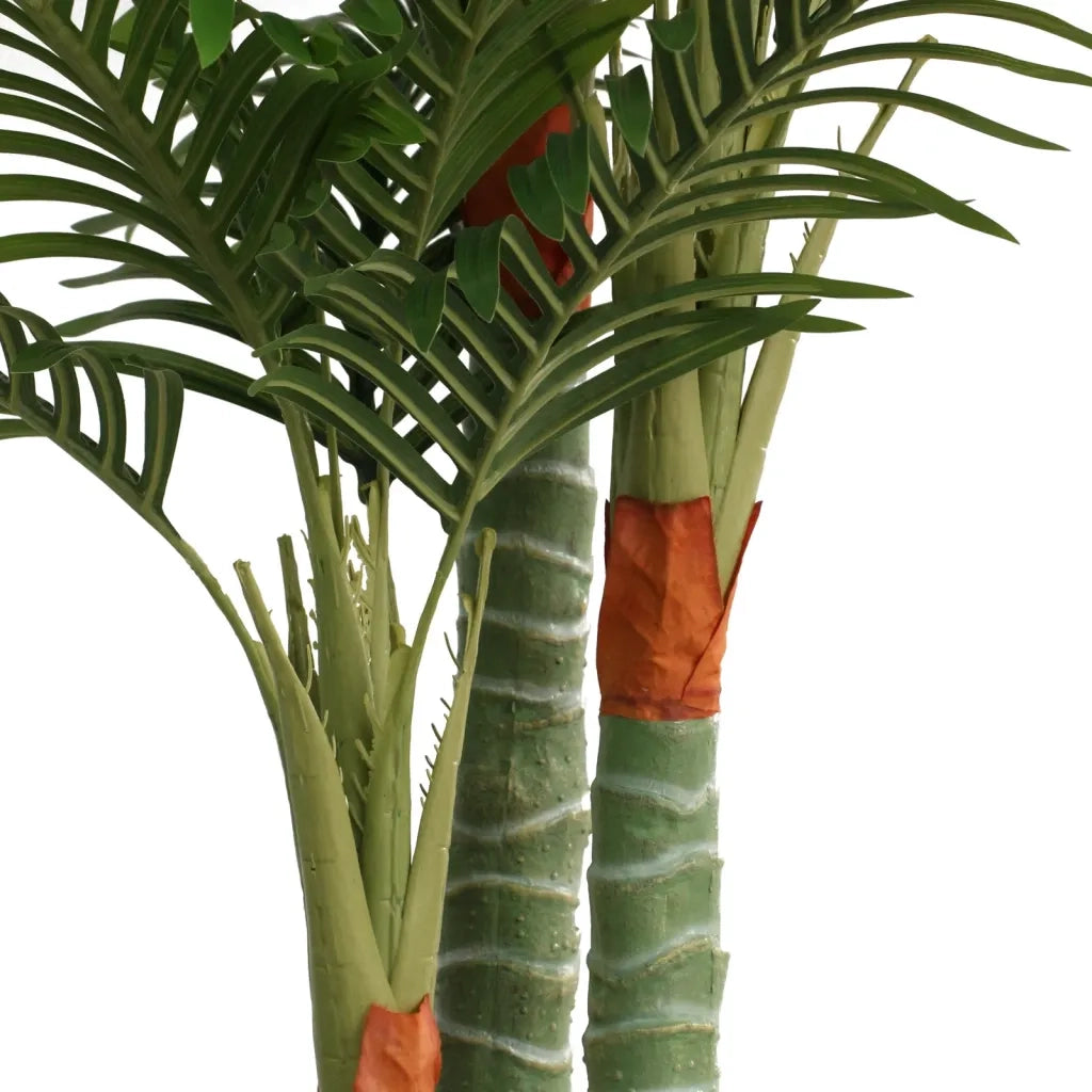 Palma Artificiale con 3 Tronchi Verde 180 cm in PP