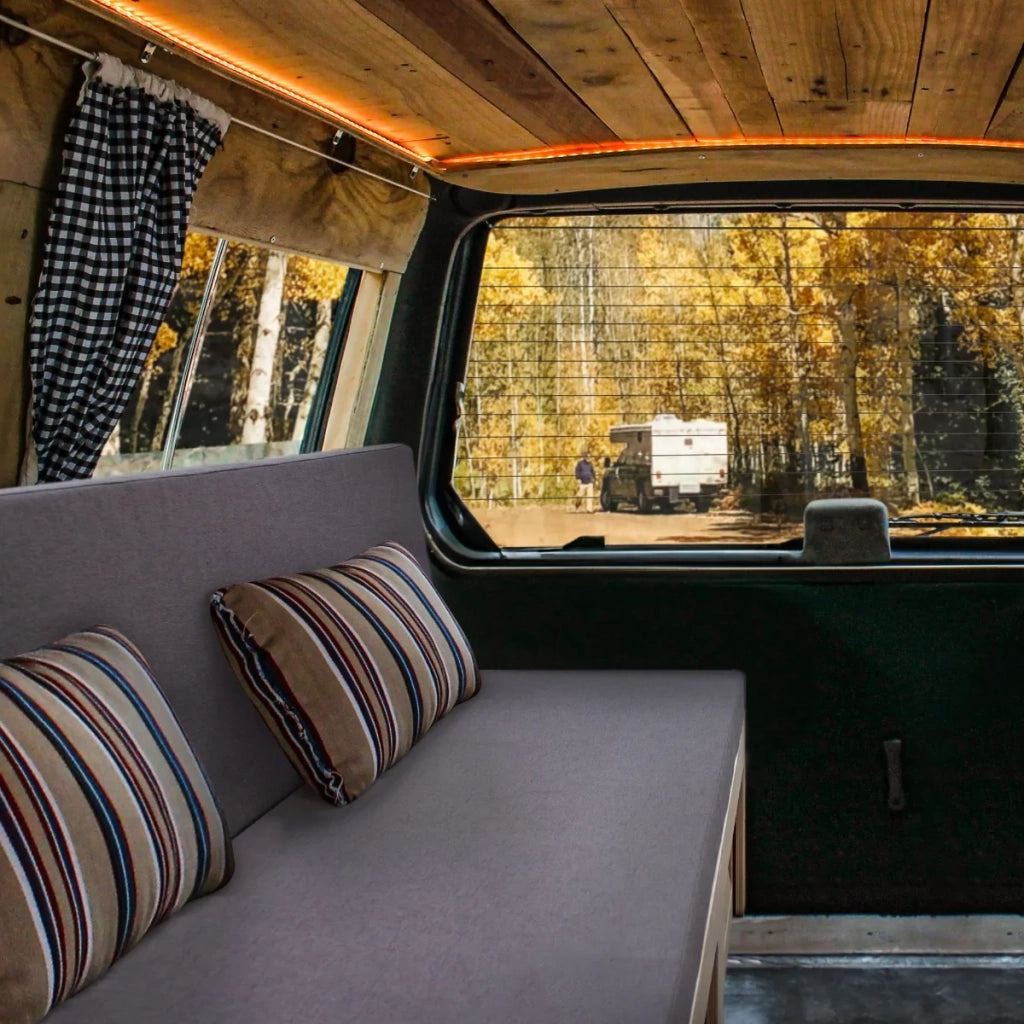 Divano letto pieghevole per camper e cuscini estraibili Panchina con extra spazio