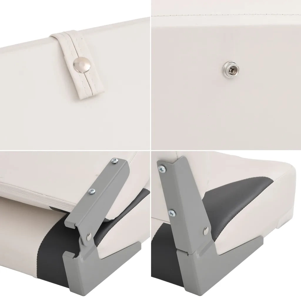 Sedile Barca con Cinghia di Fissaggio Pieghevole 41x36x48 cm 4012134