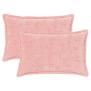 Federa 2 pcs HOUTEN Rosa 50 x 75 cm Pelliccia di Coniglio Finta 919993