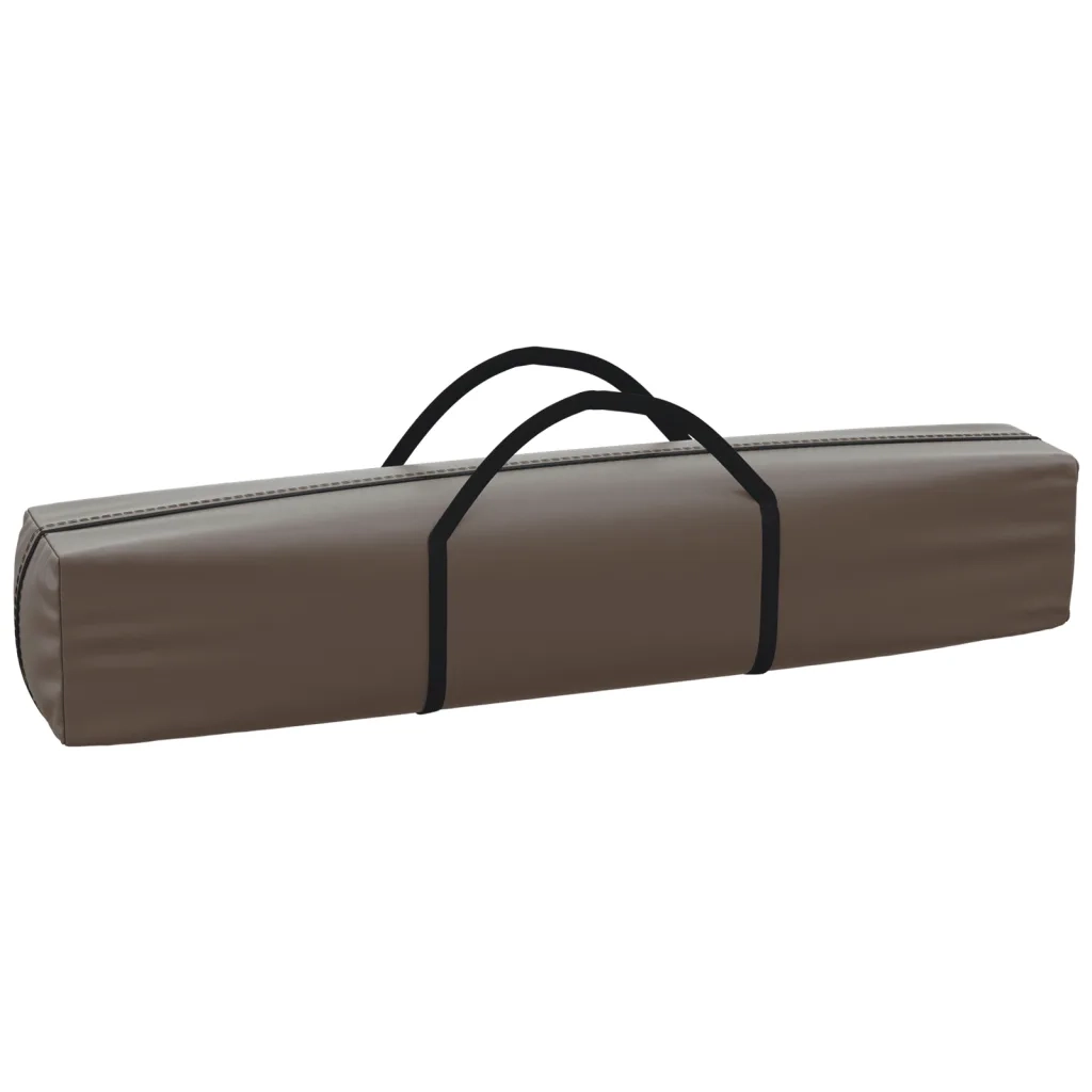 Tenda per Feste Pieghevole con Pareti Laterali-Tenda Gazebo Tortora 3x3 m 743699