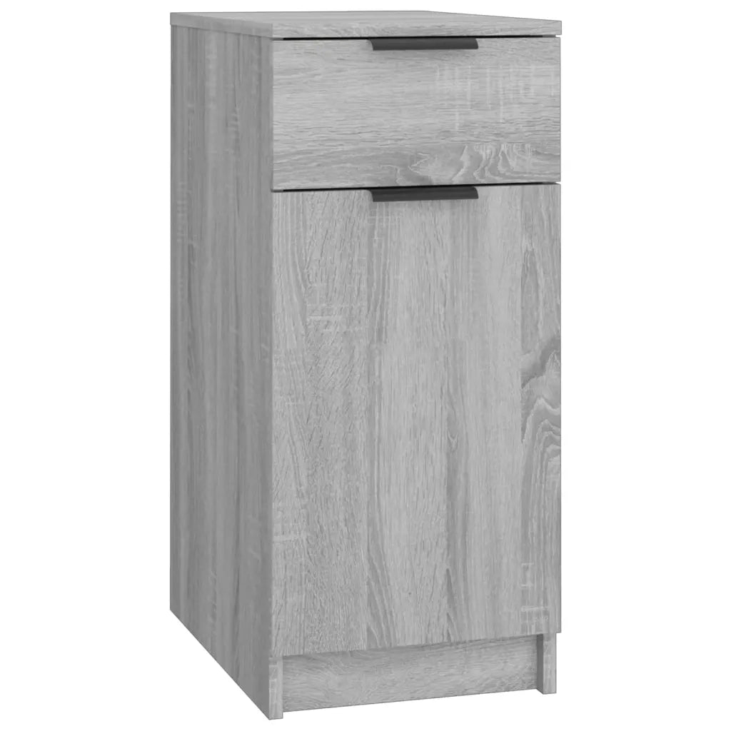 Armadietto da Scrivania Grigio Sonoma 33,5x50x75 cm Legno 817130
