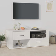 Mobile Porta TV-Credenza per TV Bianco 100x35x40 cm in Legno Multistrato