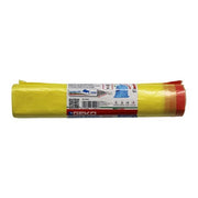 SACCO RIFIUTI GIALLO TRASPARENTE 72X110 CON MANIGLIE 35 MICRON 10PZ