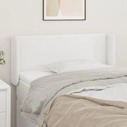 Testiera ad Orecchio-Testata con Orecchie Bianca 83x16x78/88 cm in Similpelle 152845