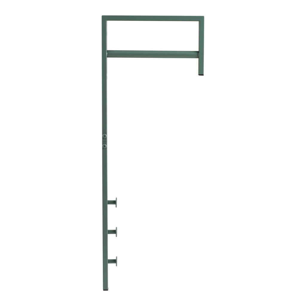 Appendiabiti da Parete Trento, Verde, Metallo, 30x3x82 cm