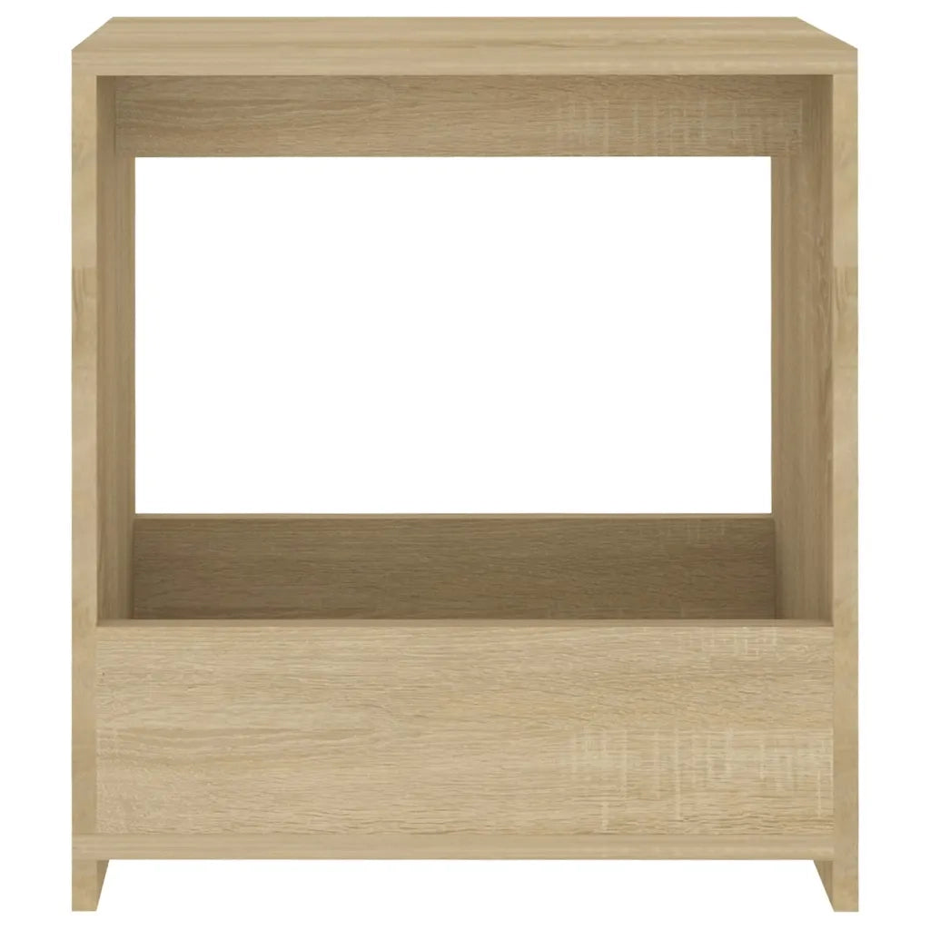 Tavolino Rovere Sonoma 50x26x50 cm in Legno Multistrato 806690