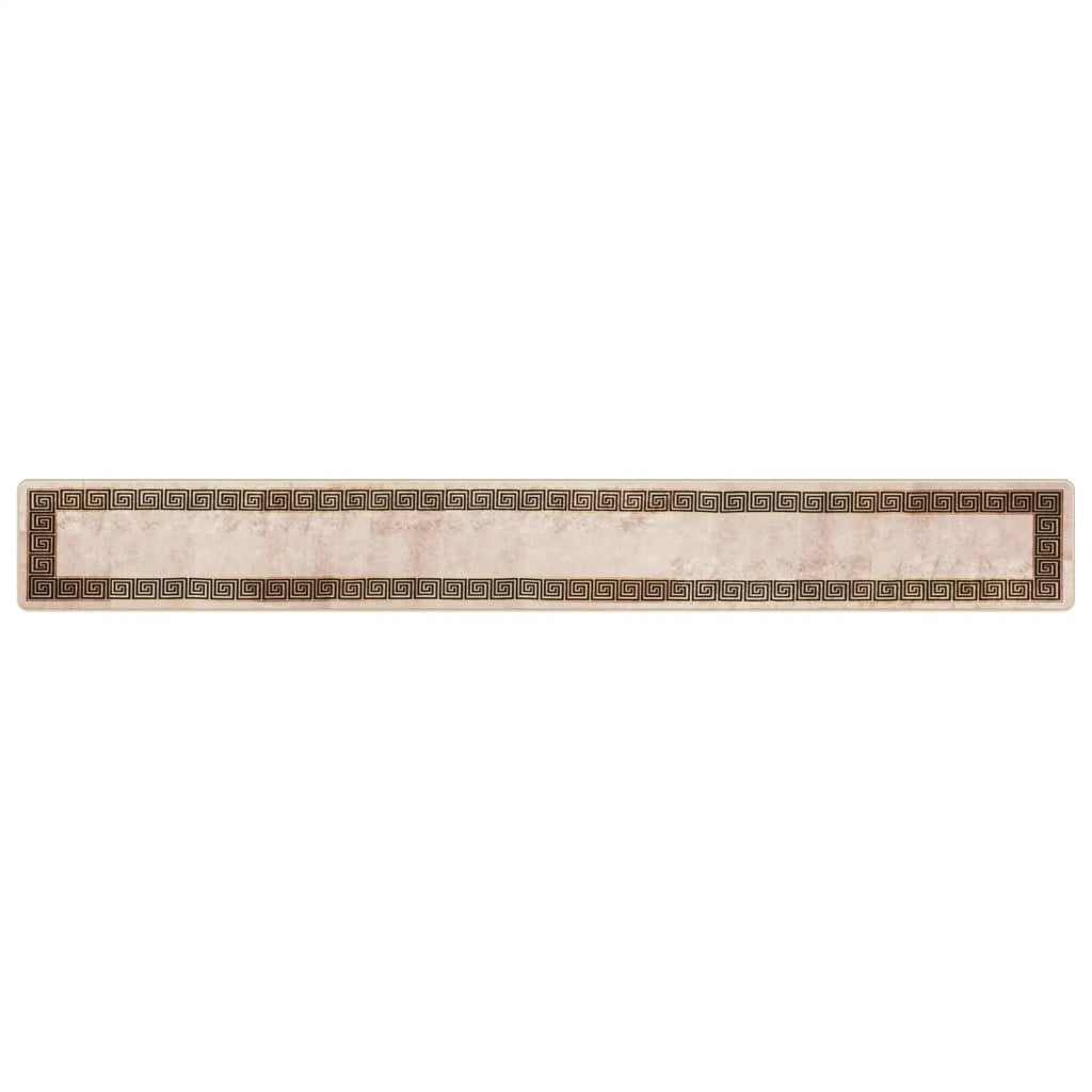 Runner Tappeto MARSA Nero 50 x 400 cm Poliestere e PVC