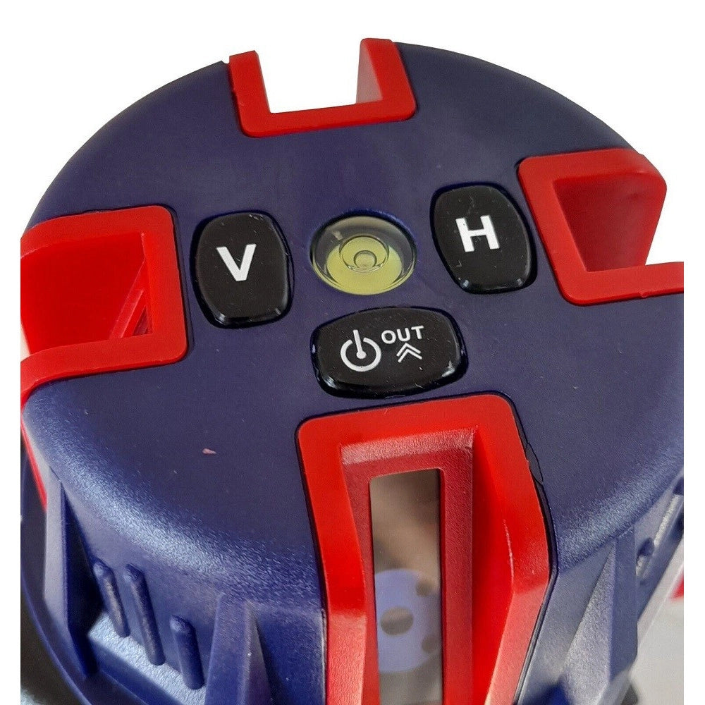 Trade Shop - Livella Laser Tracciatore Autolivellante 360º Rotazione Bolla Digitale Rll-g5 -
