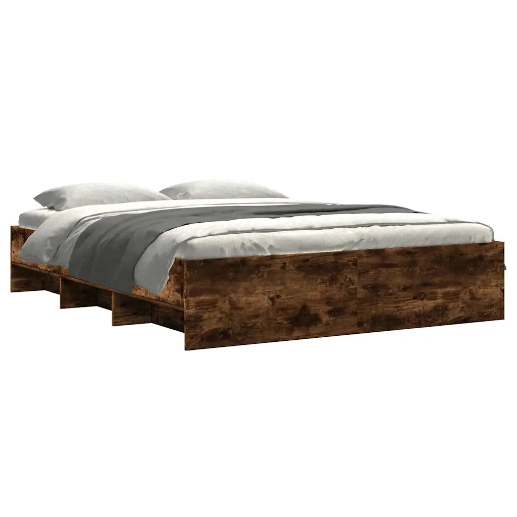 Giroletto senza Materasso Rovere Fumo 150x200 cm in Truciolato