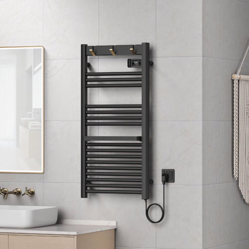 Scaldasalviette Elettrico Uvdal 105 x 50 cm 500 W Nero pro.tec