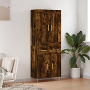 Credenza Rovere Fumo  69,5x34x180 cm in Legno Multistrato 3199870