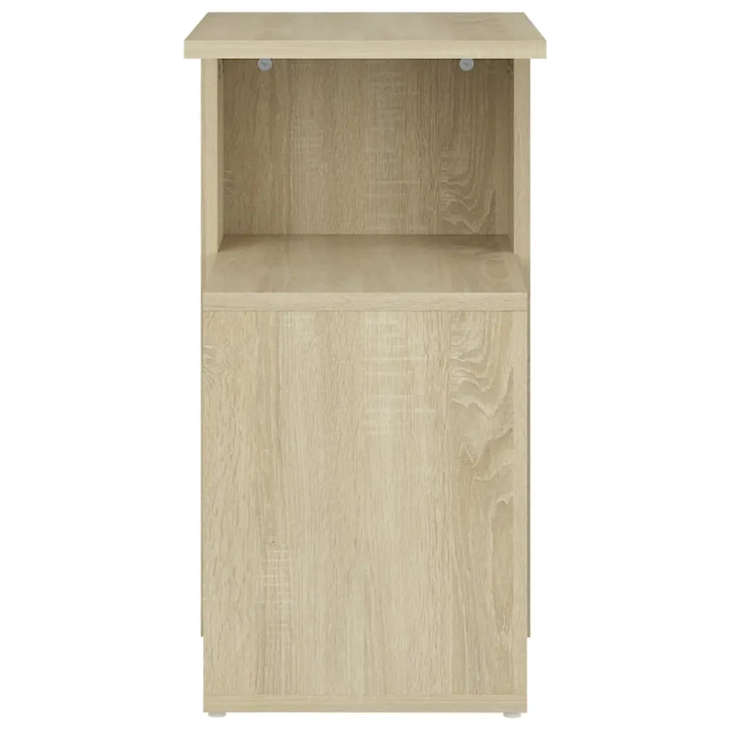 Tavolino Rovere Sonoma 36x30x56 cm in Legno Multistrato 802996