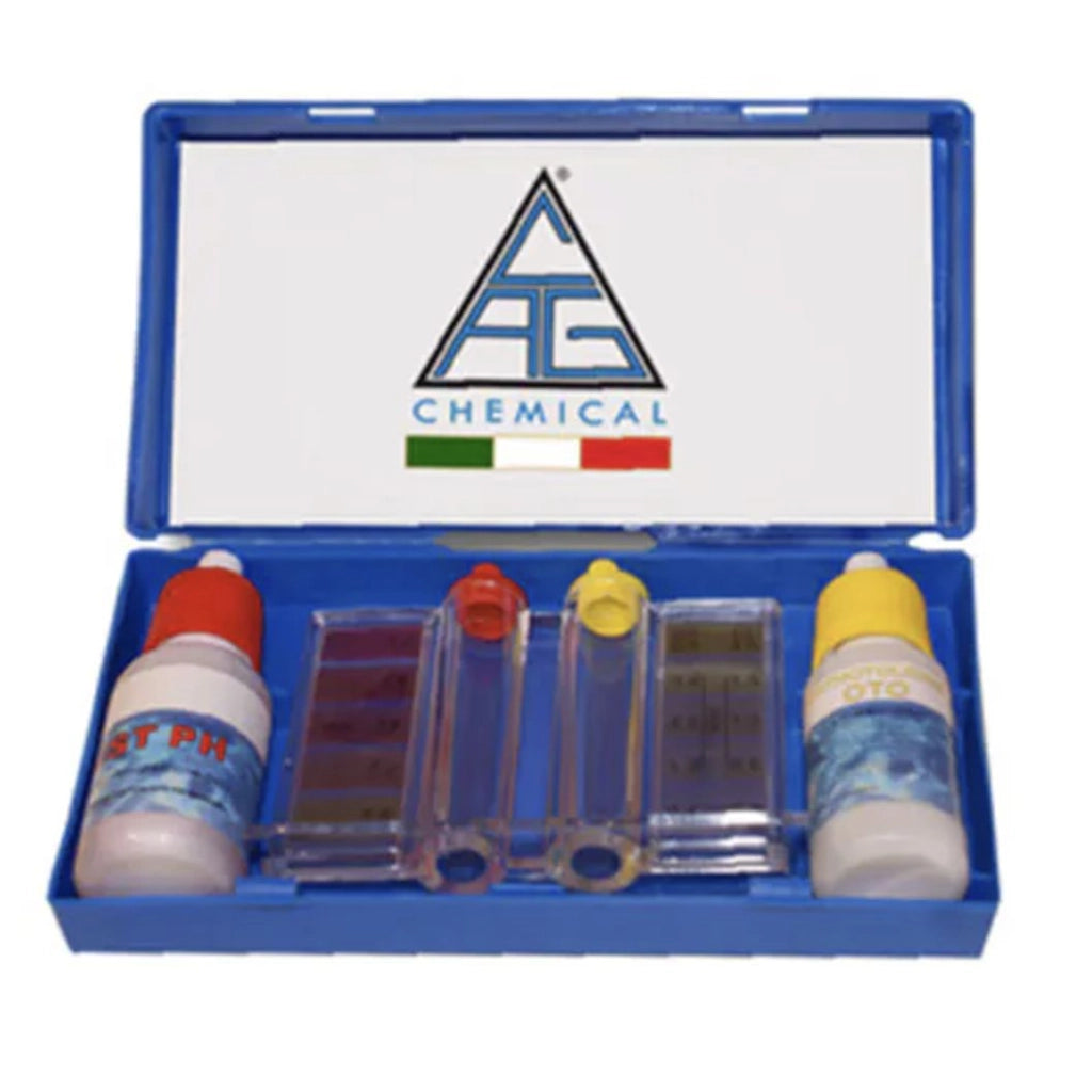 Test chemical acqua per piscine PH e cloro