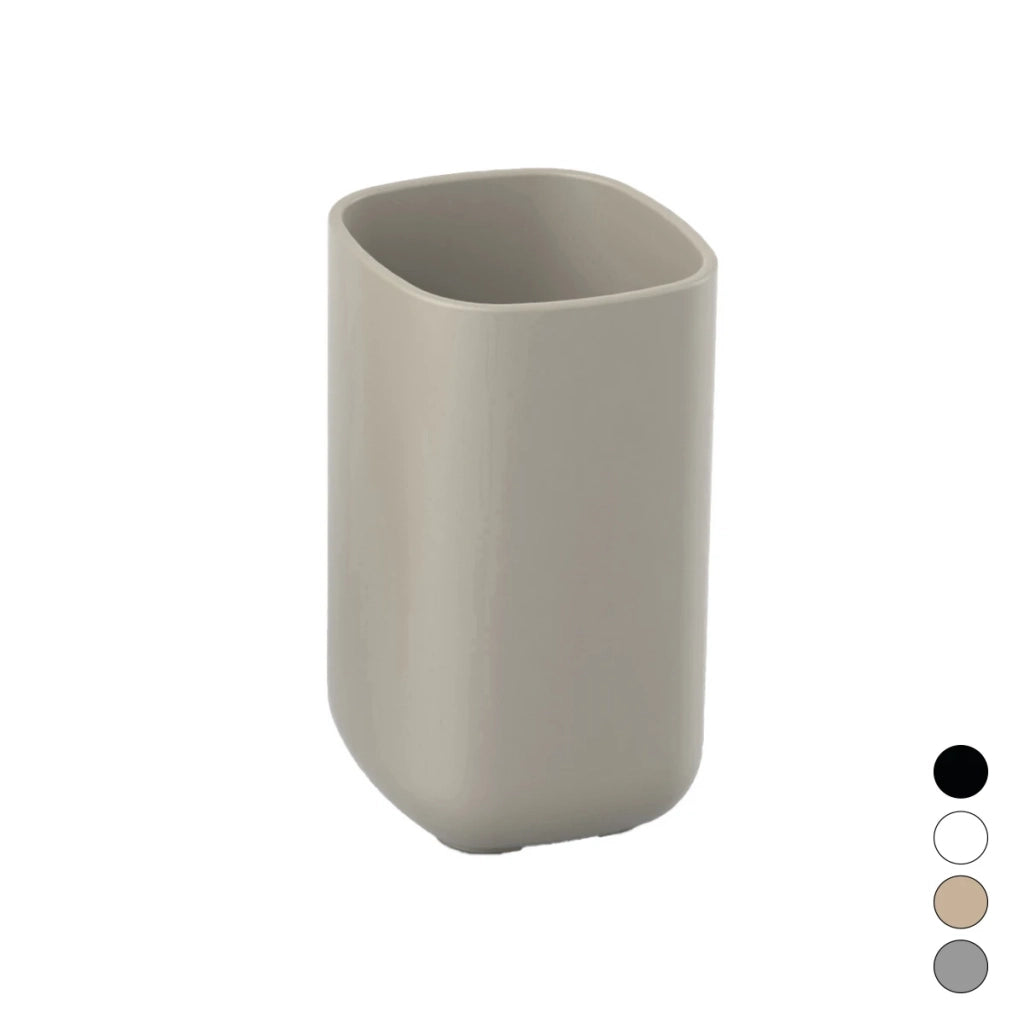 Porta spazzolini POD METAF Tortora cm 7 x h.11,5