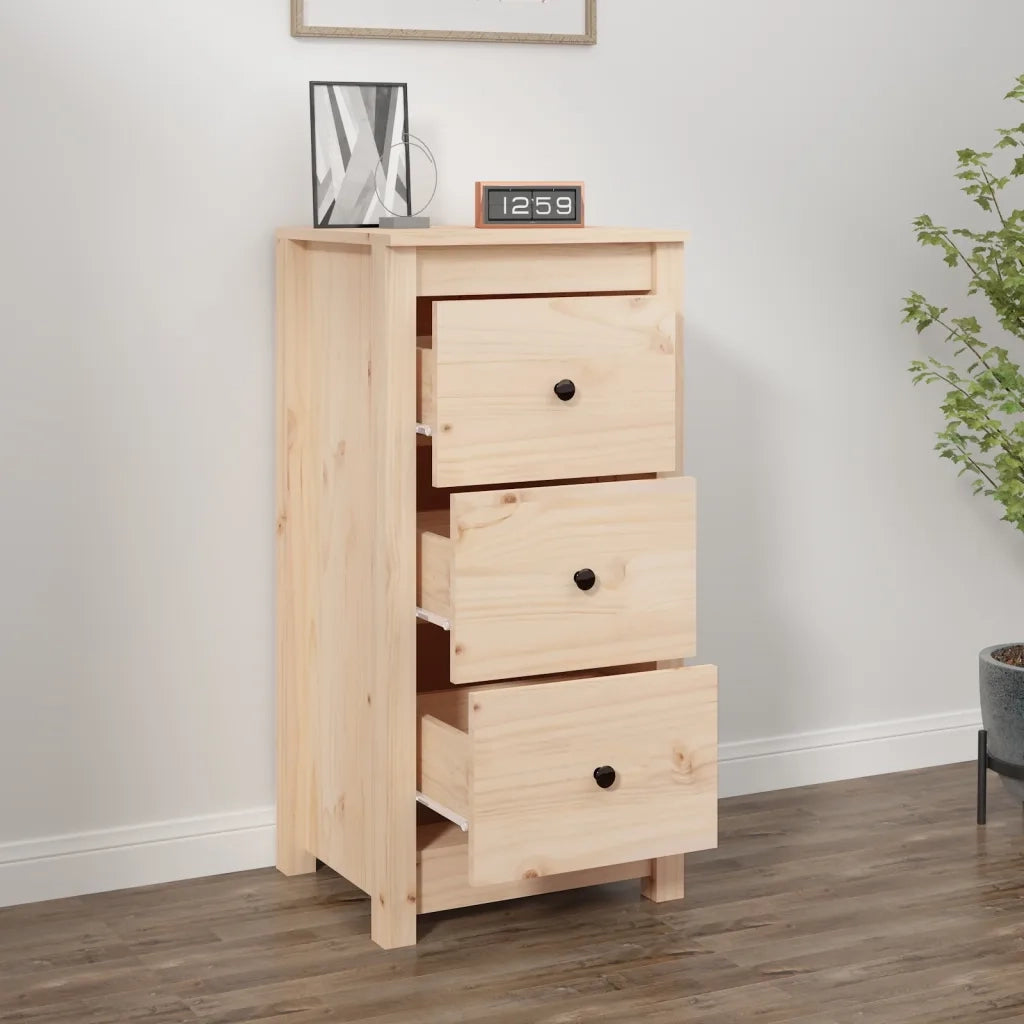 Credenza 40x35x80 cm in Legno Massello di Pino cod mxl 51454