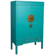 Armadio in legno con 4 cassetti e 2 porte 63x26x100
