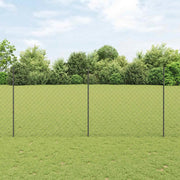 Recinzione a maglie con palo 10 x 1,4 m Grigio Rete 3336270
