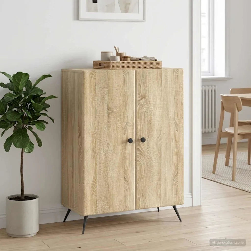 Credenza Rovere Sonoma 66 x 34,5 x 90 cm Legno ingegnerizzato 895507