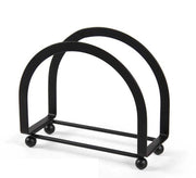 PORTA TOVAGLIOLI IN METALLO 14 X 6 X 13 CM IN COLORE NERO