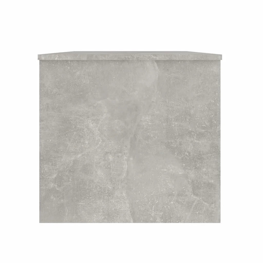 Tavolino-Tavolino da soggiorno-Tavolo Grigio Cemento 102x50,5x46,5 cm in Legno Multistrato