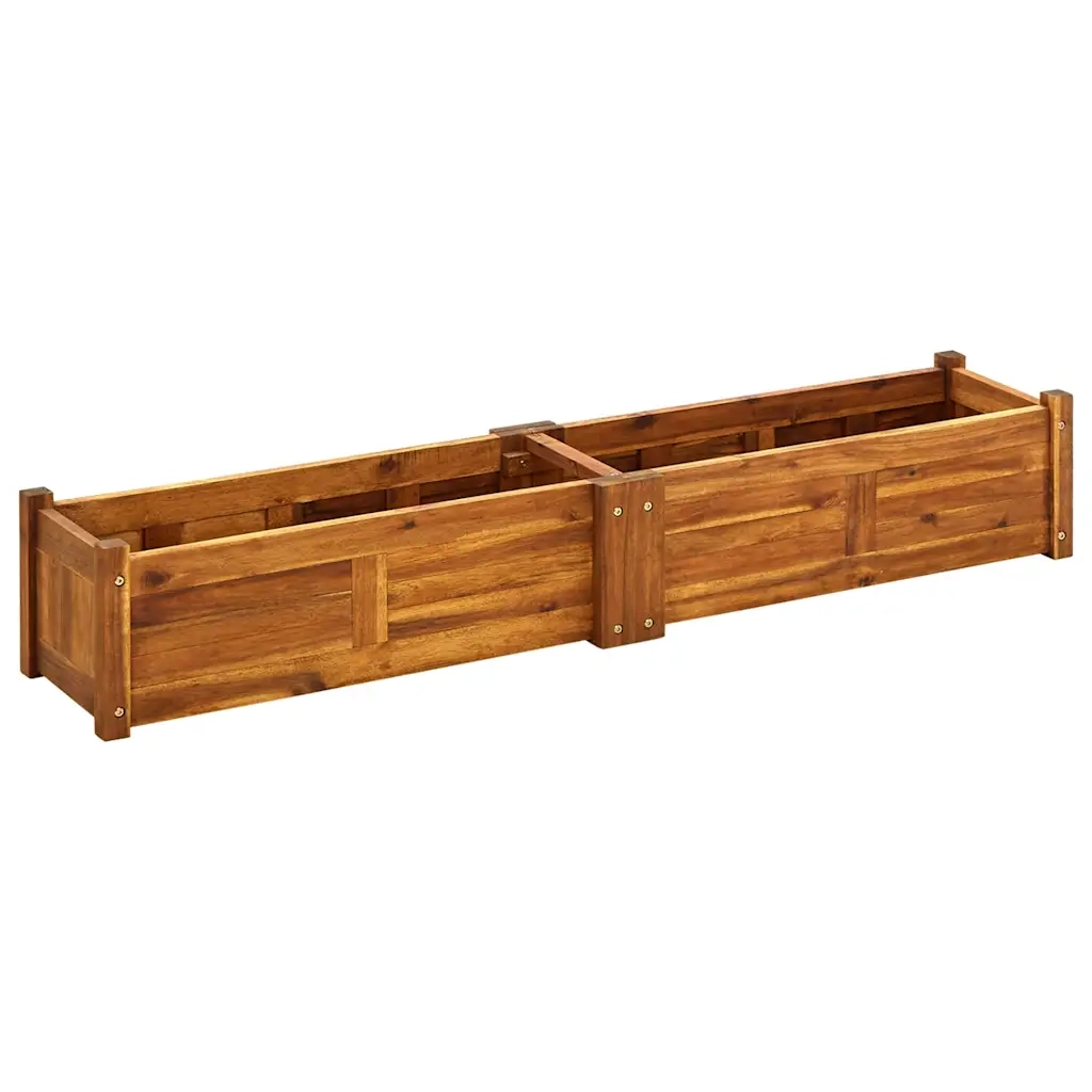 Letto Rialzato da Giardino in Legno di Acacia 150x30x25 cm 42567