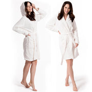 Accappatoio Da Donna Vestaglia Diamond Ecru S/m