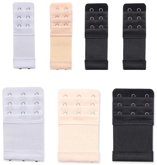 Corona d'oro - Sotto il reggiseno per donna - Estensione reggiseno - Comodo e adattabile - Bianco nero e tono della pelle - Adattabile e elastico - Adatto a tutte le donne