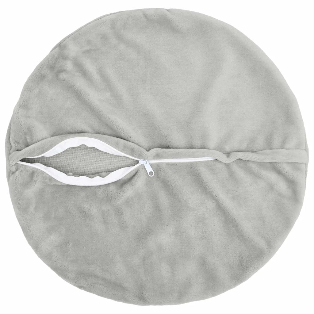 Federa 2 pcs HEERLEN Grigio Chiaro Ø 40 cm Flanella 922457