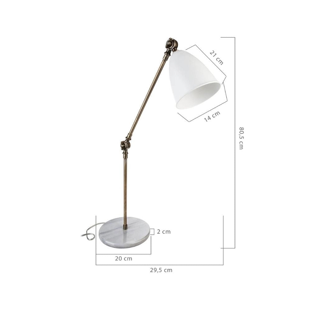 Lampada da scrivania snodabile Konrat