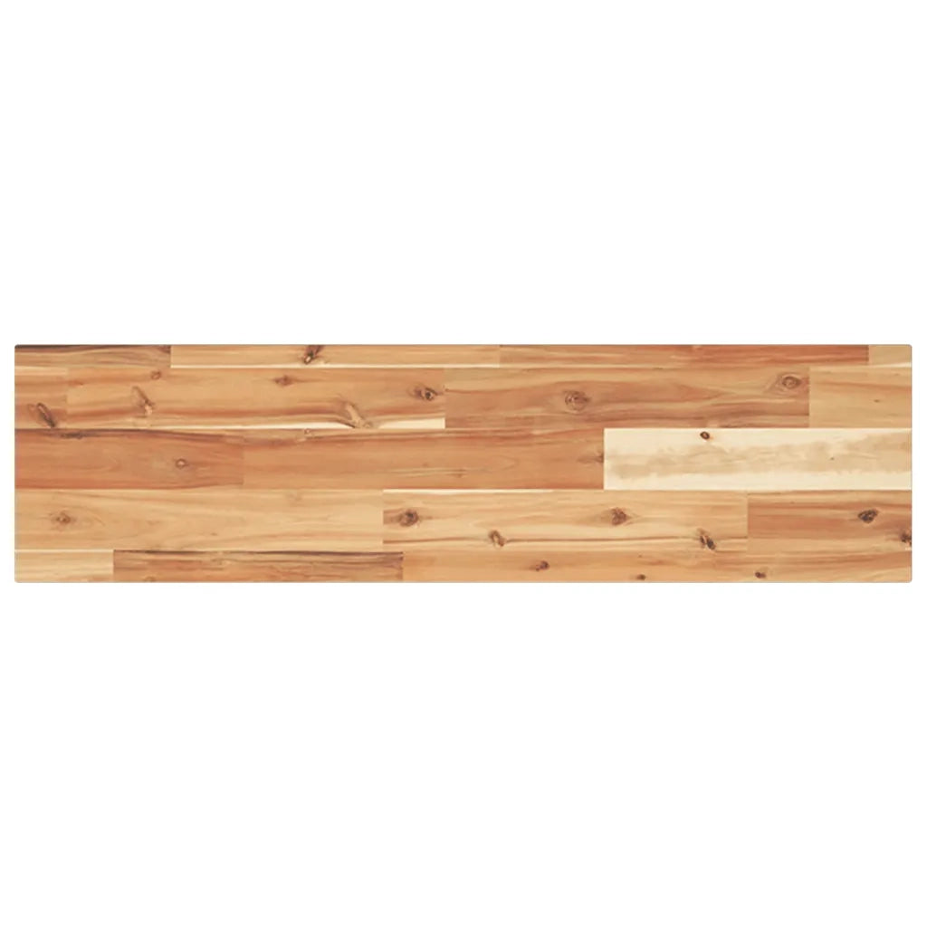 vidaXL Mensole da Parete 2 pz 100x20x2 cm Legno Acacia Rifinito a Olio
