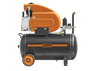 COMPRESSORE LUBRIFICATO- - lt.50 - cm.67,5x30x60 - kg.31 - 1 pezzi VINCO