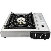 Kemper 104987e fornello da tavolo smart cartuccia butano attacco baionetta accensione piezo con valigetta 160 g/h 2,2 kw