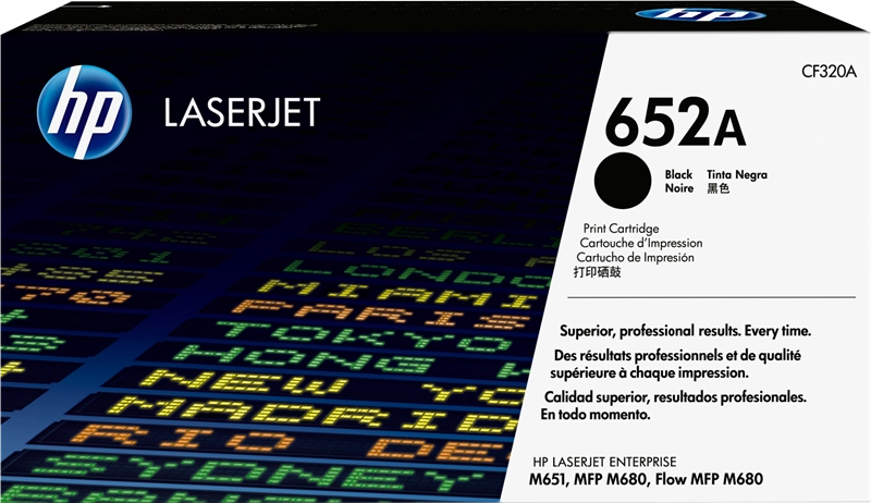 HP Cartuccia toner originale nero LaserJet 652A