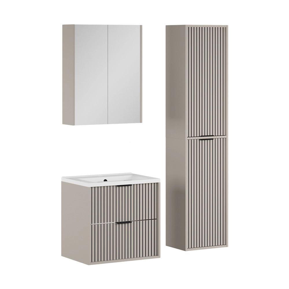 Vicco Set di mobili da bagno Cachemire 4 parti