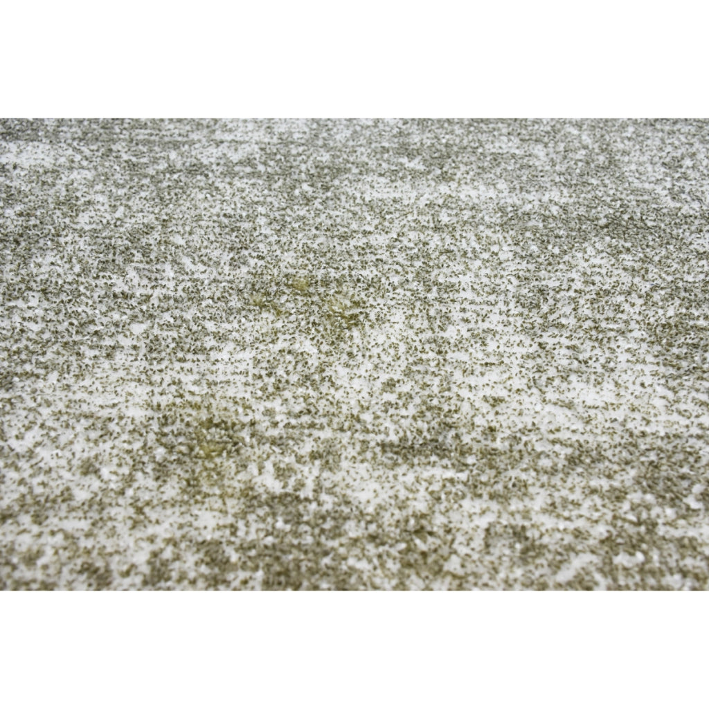 Tappeto moderno Etna 100 in grigio argento e oliva