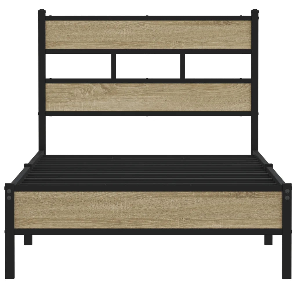 Giroletto senza Materasso Rovere Sonoma 90x190 cm in Truciolato